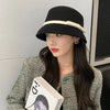 Koreanische All-Match-einfache Schleife Elegante kleine Bucket Cap