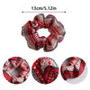 New Retro Printed Large Intestine Hair Tie For Women Highly Elastic Large Intestinal Ponytail Hair Ropes Headwear