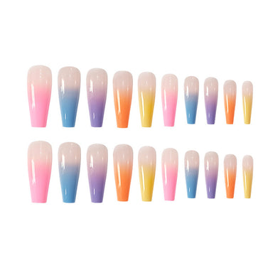 Flat Head Nail Fake Nail Patch Wear Manicure Finished Product