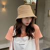 Spring And Summer New Style Fisherman Hat Women's Solid Color Light Board Leisure