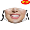 3D Stereo Simulation Human Half Face Creative Spoof Mask