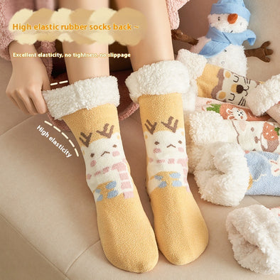 Lamb Fleece Room Socks Children's Tube Socks