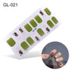 Laser Letters Color Oil Film Nail Stickers