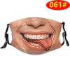 3D Stereo Simulation Human Half Face Creative Spoof Mask