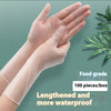 Disposable Dishwashing Gloves Female Extended Waterproof Latex