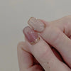 Hand-worn Nail Nude Metallic Mirror Line Manicure