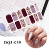 Nail Art Farbe Nagel Aufkleber Einfache Mode