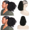 Chemical Fiber Ponytail Short Curly Hair Explosive Head