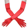 Women's Long Dress Satin Gloves