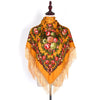 Ethnic Style Tassel Flowers Printed Scarf Embroidered Shawl