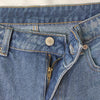 Women's Jeans Loose Mid Waist Casual Straight-leg