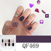 Nail Sticker 3D Diamond Nail 14 Stickers Waterproof Nail Sticker Full Sticker For Pregnant Women