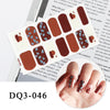 Nail Art Farbe Nagel Aufkleber Einfache Mode