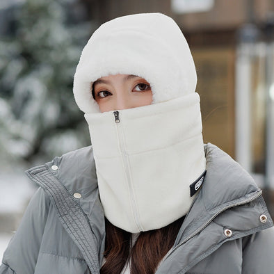 Winddichte Mütze Damen Winter Reiten verdickt warme Gesichtsmaske Schutz