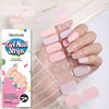 Japanese Style Nail Beauty Gel Stickers Semi-curing French Gel