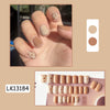 Hollow Love French Nail Art Patch Abnehmbares Fertigprodukt