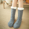 Winter Warm Knitted Plush Floor Socks Home Indoor Non-slip Carpet Socks For Men And Women