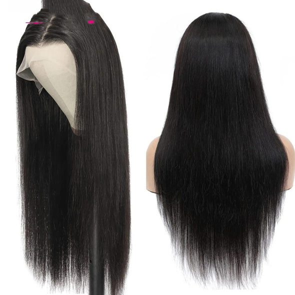 Straight Human Hair Headpiece Wig