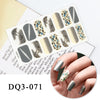 Nail Art Farbe Nagel Aufkleber Einfache Mode