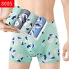 Herren-Boxershorts mit mittlerer Taille, atmungsaktive Jugend-Boxerunterwäsche