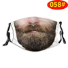 3D Stereo Simulation Human Half Face Creative Spoof Mask