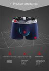 Men's U-convex Sexy Mid Waist Boxers