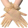 Lace Gloves Sexy Black Net Thin Dance Bride Retro