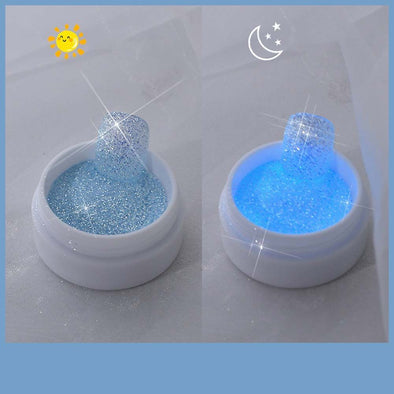 Nail Art Jewelry Glowing Sugar Glow Powder