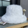 Imitation Fur Women's Autumn And Winter Wild Long Fur Bucket Hat