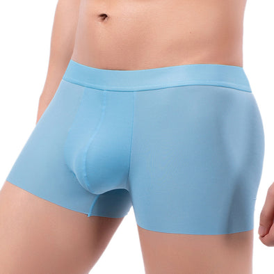 Ice Silk Underwear Herren-Boxershorts mit lässigem Schnitt, nahtlos, eng anliegend und bequem, modale Hose mit mittlerer Leibhöhe