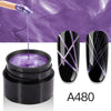 Nail Art Metal Brushed Nail Glue Painting