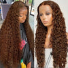 13x 4 Front Lace Long Curly Wig Head Cover