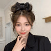 Plain Color XL Bow Ribbon Hair Claw