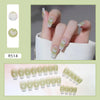 Love Nails White Short Finished Products Free Of Engraving And Grinding