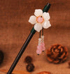 Hair pin with antique fringe