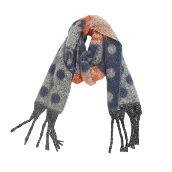 Shawl Thickened Scarf Tassel Jacquard Dot Scarf