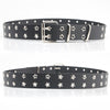 Women's Fashion All-match Casual Star Double Row Air Hole Belt