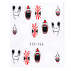 Halloween Theme Skull And Devil Water Transfer Nail Stickers