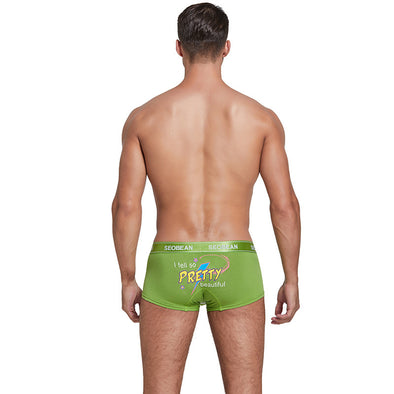 Spring New Men's Boxers Fashion Trendy Sexy Men Low Waist Panties