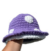 Cute Mob Cap Handmade Knitted Plush Bonnet