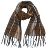 Men's And Women's Plaid Scarf Tassel Shawl