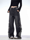 Loose Drooping Tide Brand Wide Leg Mop Pants