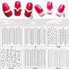 Maniküre French-Stil Nagelaufkleber Smile Sticker Nail Beauty Tools Produkte