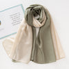 New Hemp Cotton Stitching Scarf Long Warm