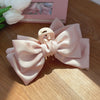 Plain Color XL Bow Ribbon Hair Claw